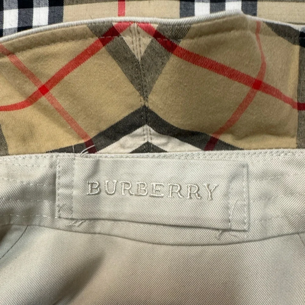 EUC Burberry Women's Beige Trench Coat Size 6 Classic Plaid Detachable Lining - Picture 15 of 16